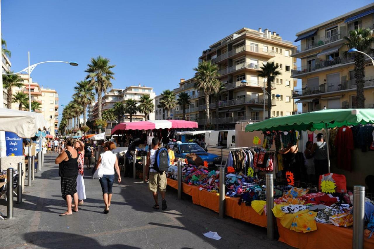 Ferienwohnung -Capcir- Standing, Cosy, 50M De La Plage, Parking, Wifi Canet-en-Roussillon Exterior foto